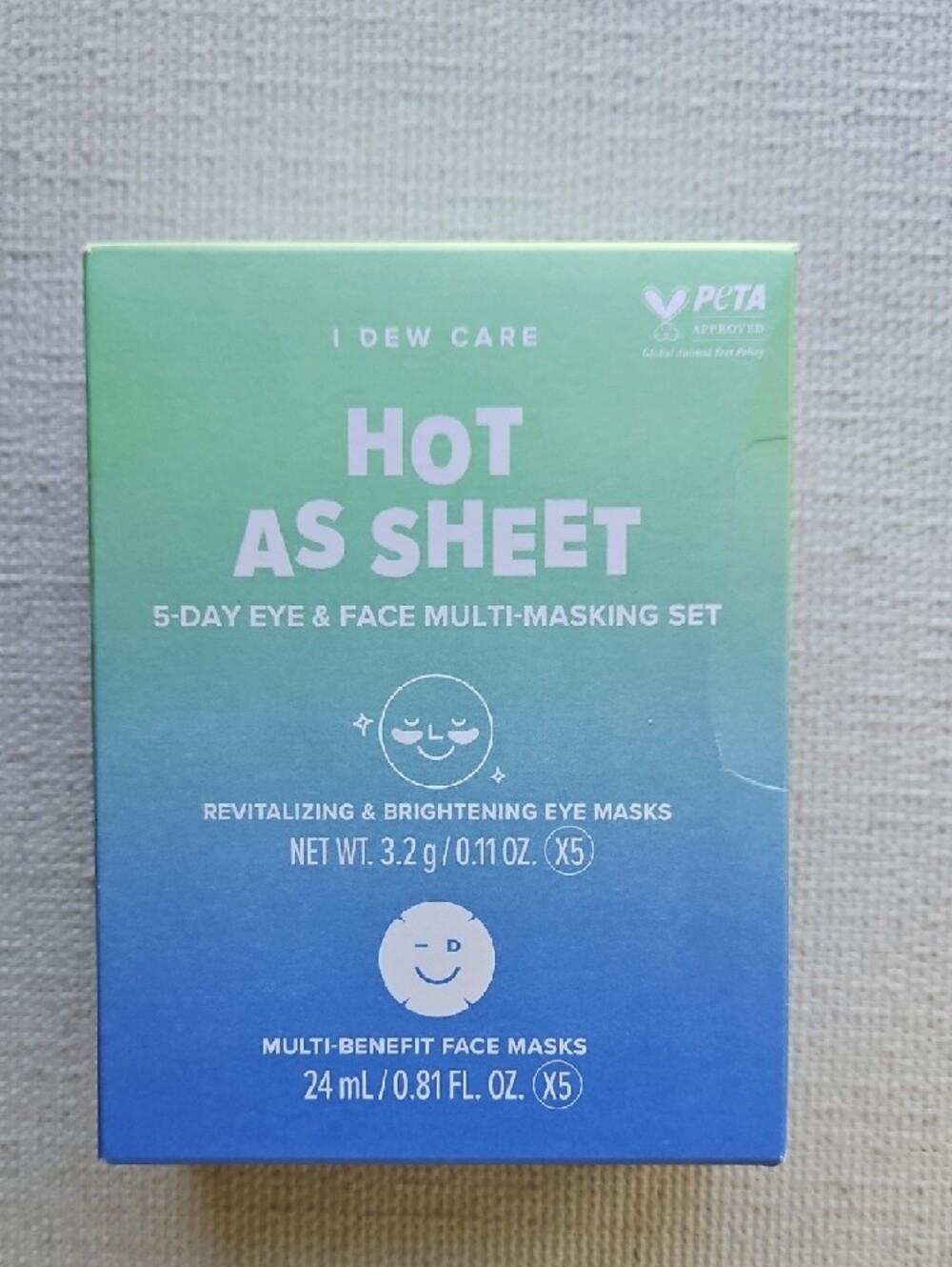 Hot As Sheet 5-Day Eye & Face Multi-Masking Set - Picture 8 of 8